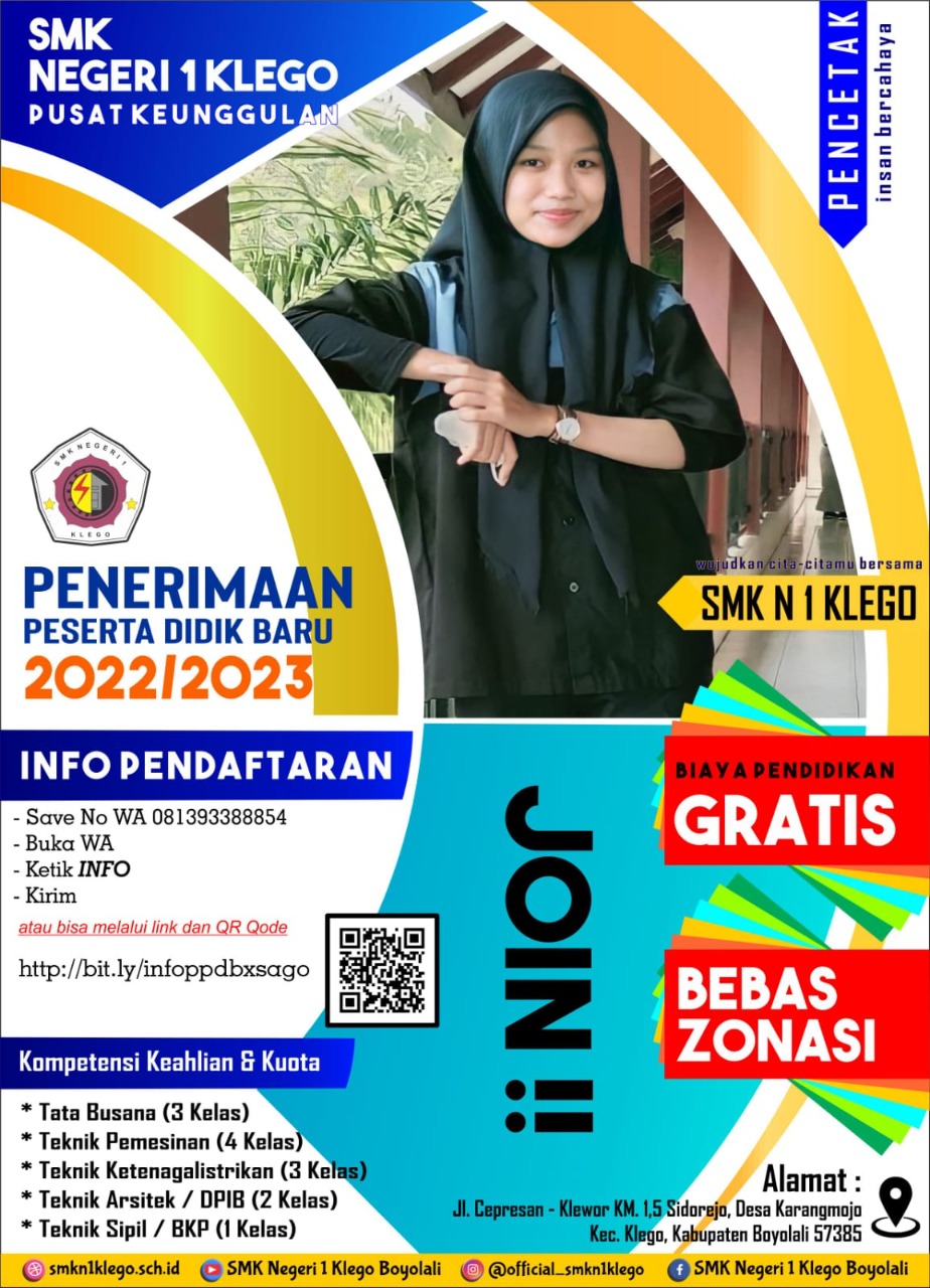 Ppdb Smk Negeri 1 Klego 2022/2023