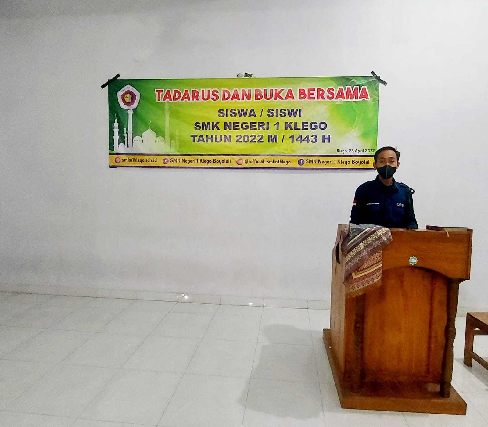 Tadarus Alqur ‘an Dan Buka Bersama Smk Negeri I Klego