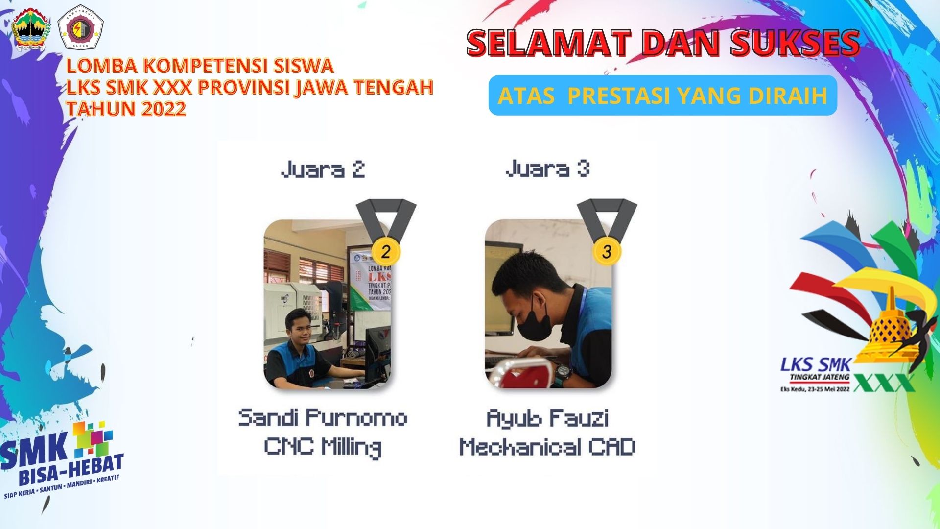 LOMBA KOMPETENSI SISWA LKS SMK XXX PROVINSI JAWA TENGAH TAHUN 2022