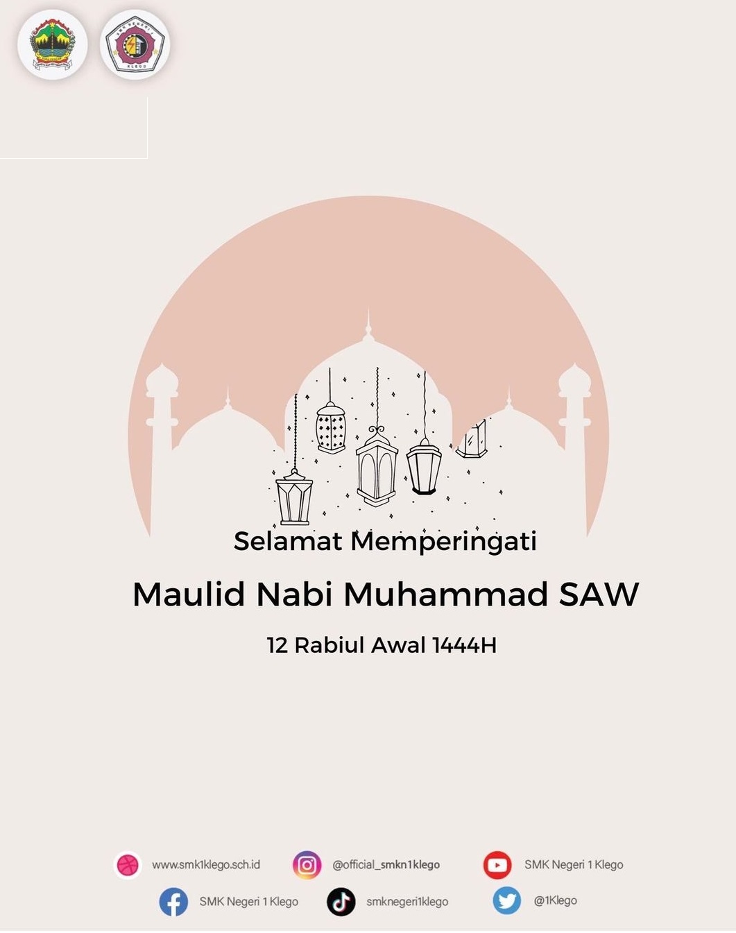 Selamat Memperingati Hari Maulid Nabi Muhammad Saw 12 Rabiul Awal 1444h