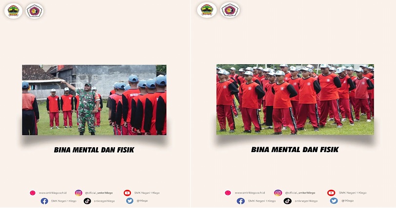Bekerja Sama Dengan Koramil 014 Klego Bina Mental Dan Fisik Siswa Siswi Smkn 1 Klego