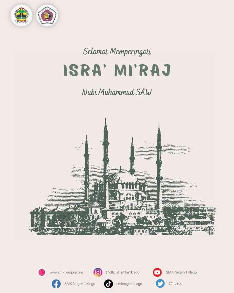 Selamat Memperingati Isra Mi'raj Nabi Muhammad Saw 1444h/2023m